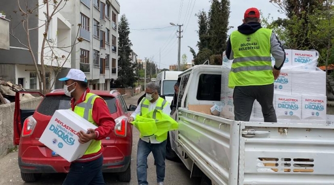 Dilovası Belediyesi'nden tüm hanelere Ramazan kumanyası 