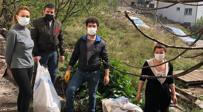 Geçici hayvan bakım evi için beraber çalıştılar!