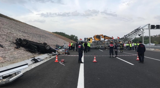 Kuzey Marmara Otoyolu'nda feci kaza! Konsolosluğa ait otomobildeki 4 kişi öldü