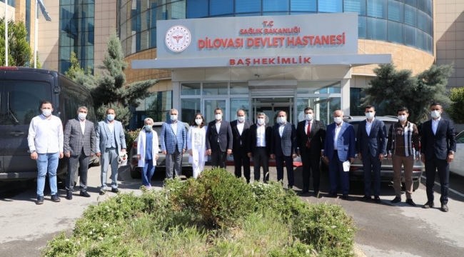 Başkan Şayir'den sağlıkçılara bayram ziyareti