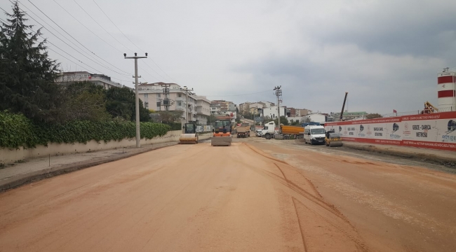 Darıca Kaplan Caddesi'ne Atık su ve yağmur hattı döşendi