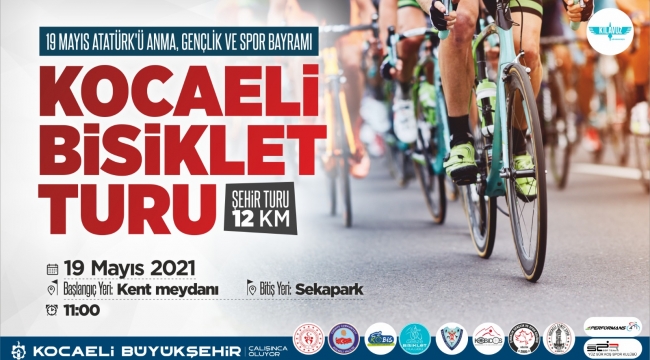  Kocaeli'de 19 Mayıs bisiklet turu düzenlenecek