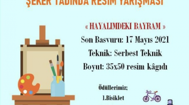 Şeker tadında ödüllü resim yarışması Kale'de başlıyor