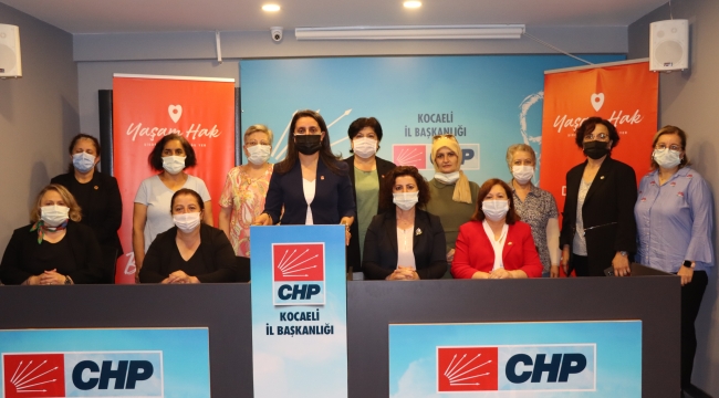 CHP'li kadınlar; İstanbul sözleşmesinden vazgeçmiyoruz!