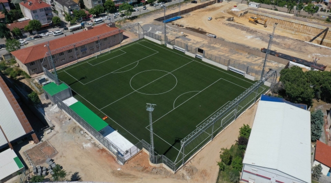Gebze'deki yeni spor sahası hazır hale geldi!