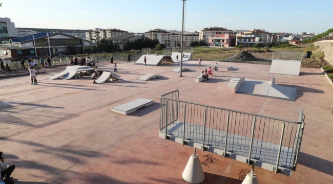 Gebze'ye Skate Park yapıldı