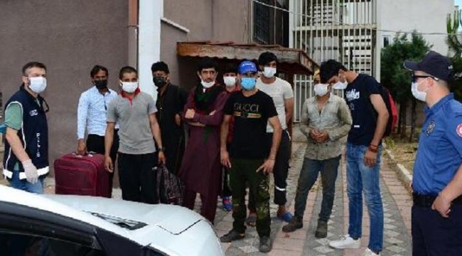 Kocaeli'de 15 kaçak göçmen yakalandı