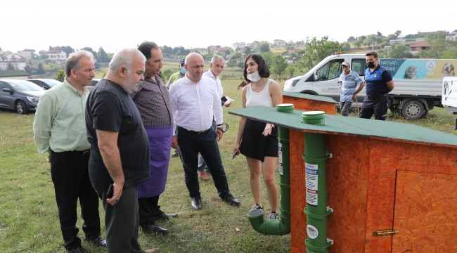 Üniversite öğrencisi tasarladı, Darıca Belediyesi üretti