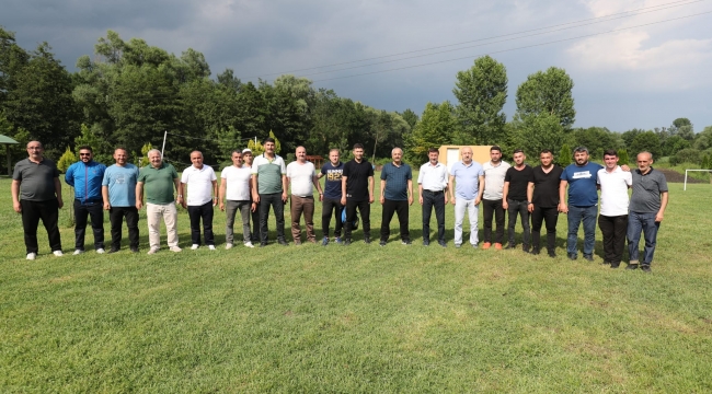 Gebze Belediyesi personeli piknikte stres attı