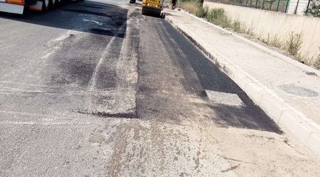 Gebze Terminal ve İbrahim Ağa Caddelerinde yol onarımı