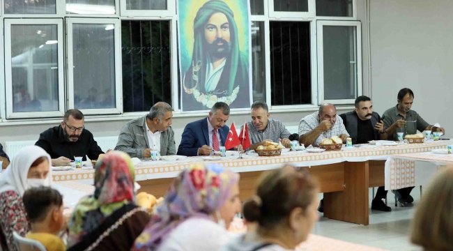 Büyükakın, Canlarla buluştu, iftar yaptı