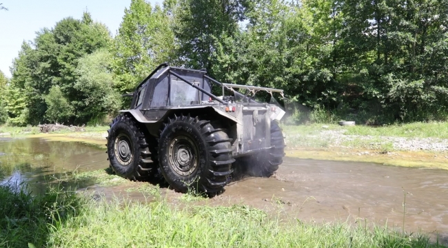 Büyükşehir'den amfibi araç ile daha etkili vektör mücadelesi
