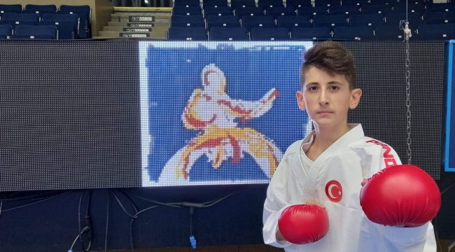 Çayırovalı Batıkan Avrupa Karate Şampiyonası'nda 7. oldu.