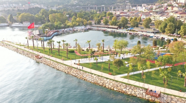 Hereke Sahil Parkı, Zafer Bayramı'nda açıldı