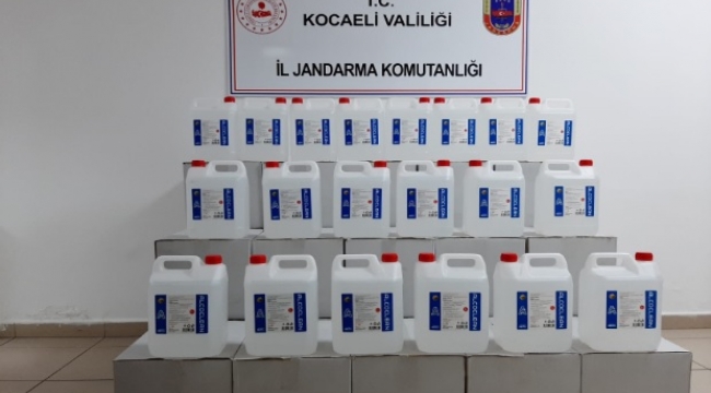 700 Litre etil alkol ele geçirildi