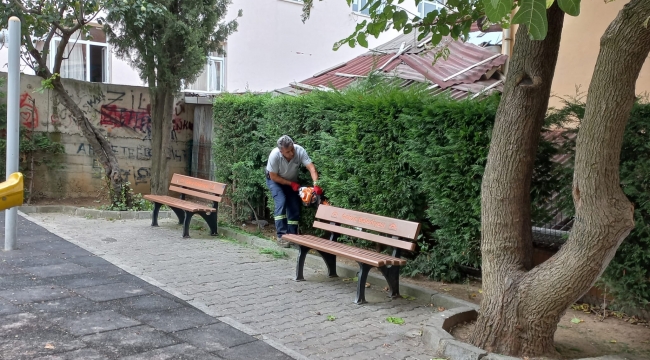 Gebze'de bakım çalışmalarına ara vermeden devam ediliyor