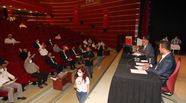 Gebze'de Eylül ayı meclisi tamamlandı