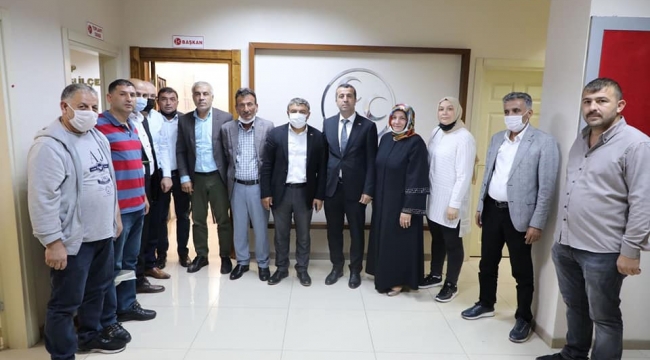 Şayir'den MHP'ye hayırlı olsun ziyareti
