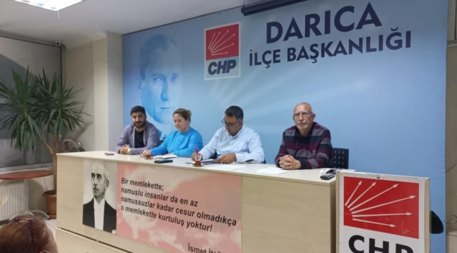 CHP Darıca haftalık toplantısını gerçekleştirdi