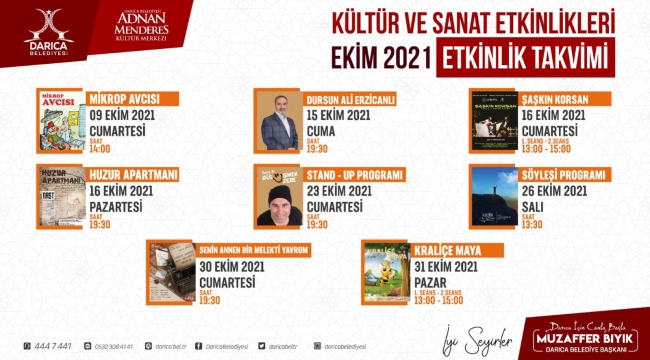 Darıca'da kültür sanat etkinlikleri yeniden başlıyor