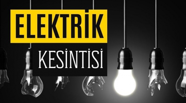 Dikkat! Darıca dahil 8 ilçede elektrikler kesilecek!