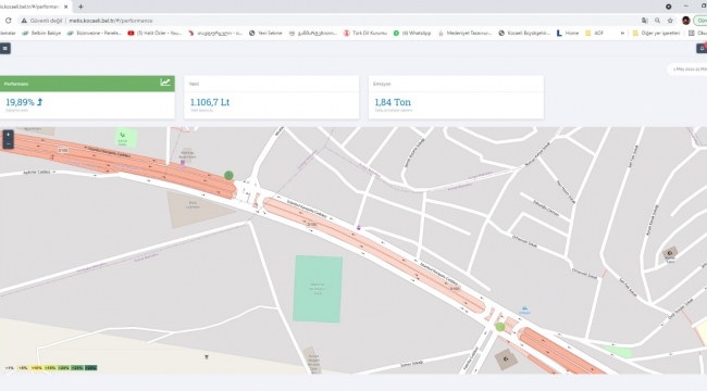 Kocaeli akıllı ulaşım sistemlerinde belirlenen rotada ilerliyor