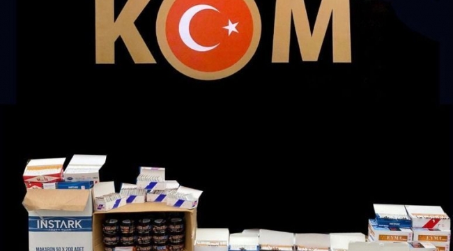 Kocaeli'de 55 bin adet kaçak makaron ele geçirildi