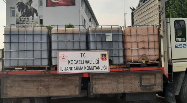 Kocaeli'de 6 ton kaçak akaryakıt ele geçirildi