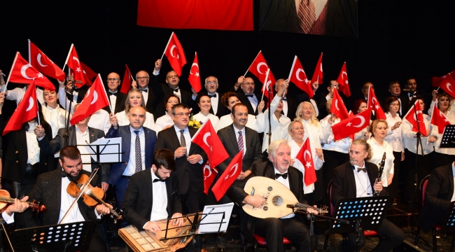 Atatürk'ü Anma Konseri muhteşem geçti