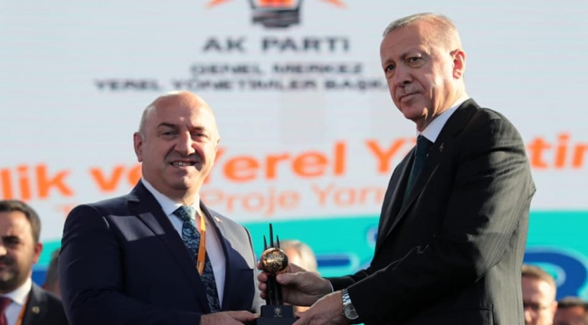 Darıca Gençlik Koridoru Projesi'ne Cumhurbaşkanı Erdoğan'dan ödül!