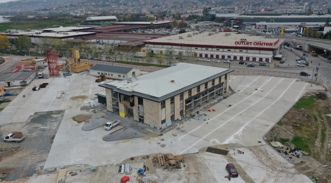 İtfaiye'nin yeni binasında yoğun çalışma