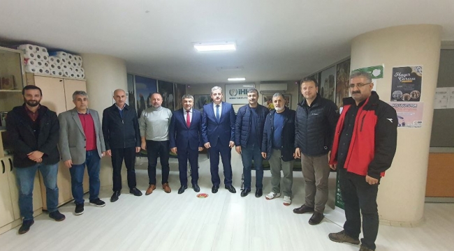 Başkan Şayir ve Civelek'ten Taziye ziyareti