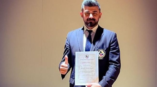 Darıcalı Karate Hakemi Mehmet Erdinç Çelik terfi aldı
