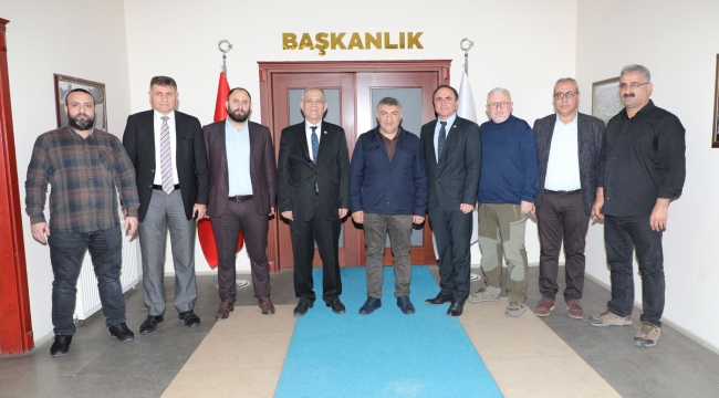 TGF ve GEGACE'den Hamza Şayir'e teşekkür ziyareti