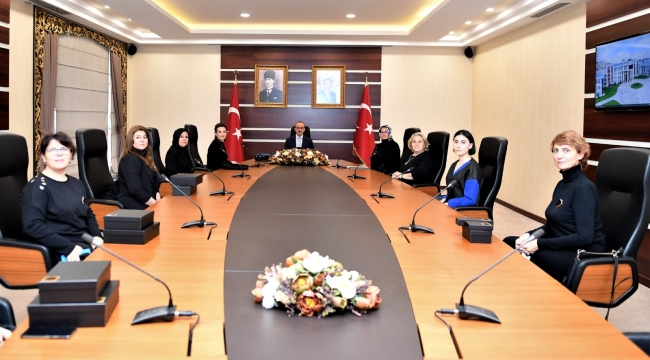 Vali Yavuz, Marmara Kadın Kooperatifleri Birliği'ni ağırladı