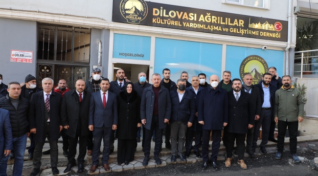 Ağrılılar, Başkan Büyükakın'ı ağırladı