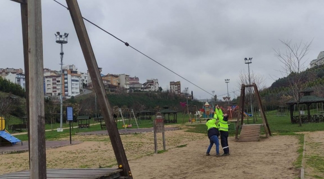 Gebze bölgesinde parklara yoğun bakım