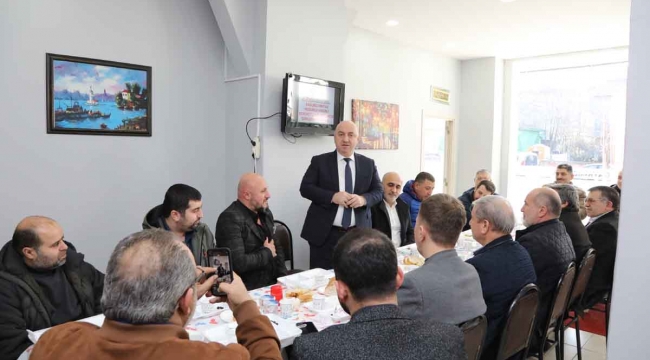 Başkan Bıyık esnaflarla buluşmaya devam ediyor