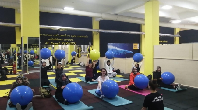 Darıcalı kadınlar için pilates dersleri