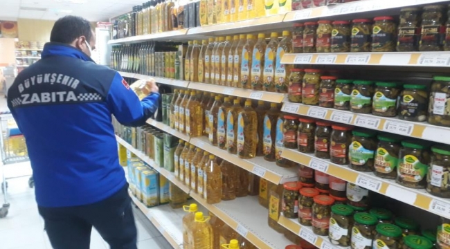 Büyükşehir Zabıtasının market denetimleri sürüyor