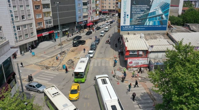 Gebze şehir merkezinde yollar genişliyor, trafik rahatlıyor