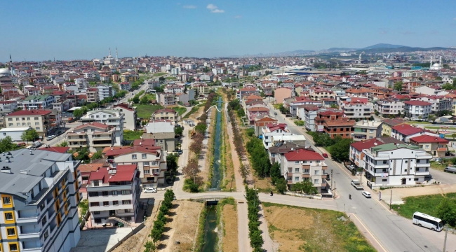 Sırasöğütler Deresi yeni bir yaşam alanına dönüşüyor