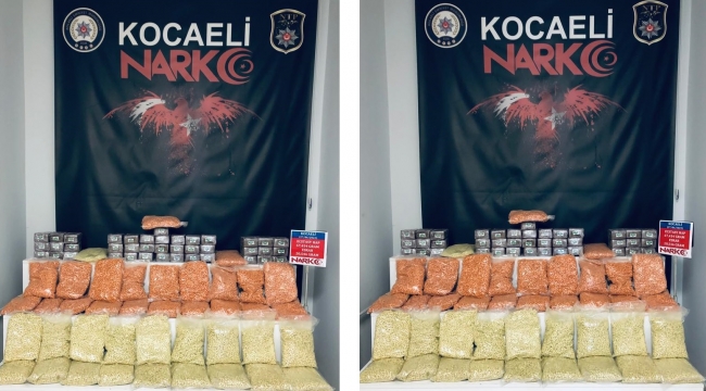 200 bin adet ecstasy hap ele geçirildi