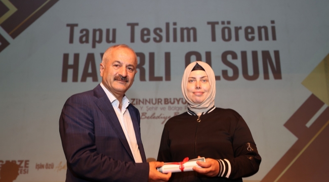 Balçık ve Denizli'de hak sahiplerine tapuları verildi