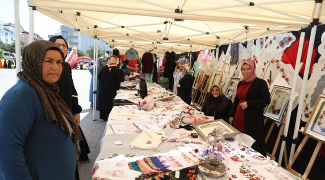 Çayırova'da el emeği, göz nuru ürünler görücüye çıktı