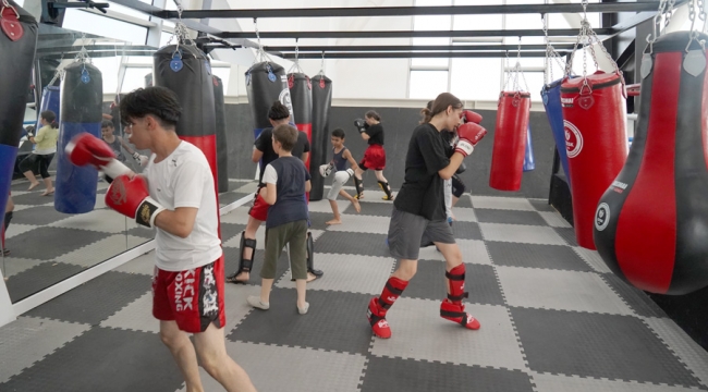 Geleceğin Boksör ve Kickboks'çuları yetişiyor