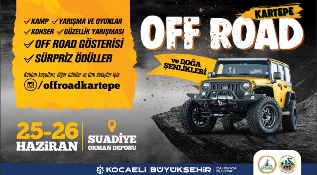 Kartepe Off-Road ve Doğa Şenliği başlıyor