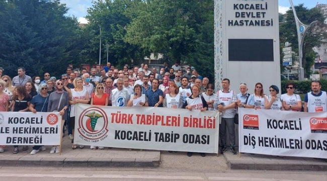 Kocaeli'de Doktorlar iş bıraktı