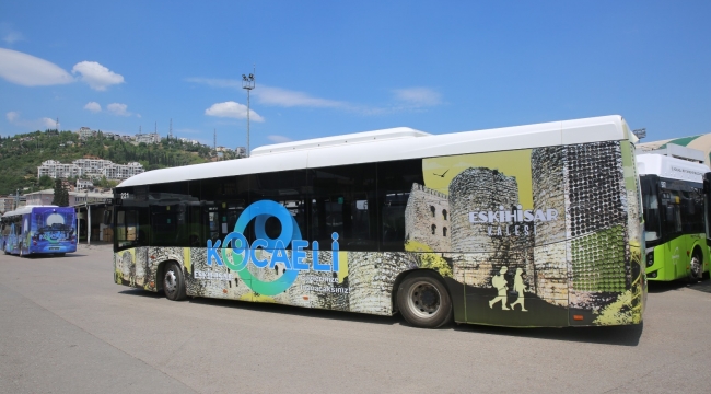 Kocaeli'nin turistik alanları otobüslere giydirildi