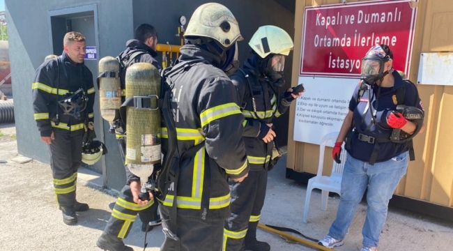 Büyükşehir İtfaiyesinden Dowaksa firmasına eğitim